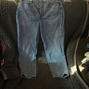 Old Navy Blue Straight Leg Jeans